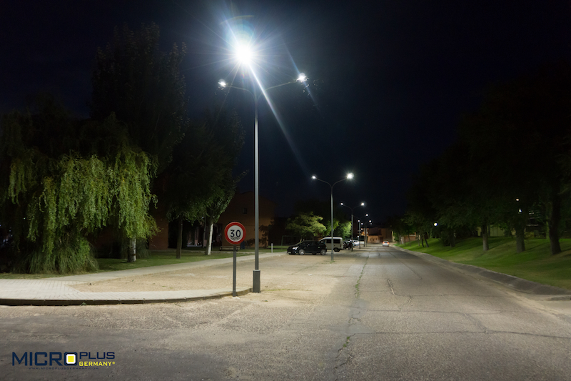 Nueva iluminacin en Villaralbo (Zamora)